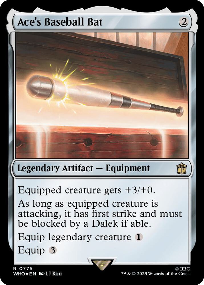 Ace's Baseball Bat (Surge Foil) (775) [Doctor Who]