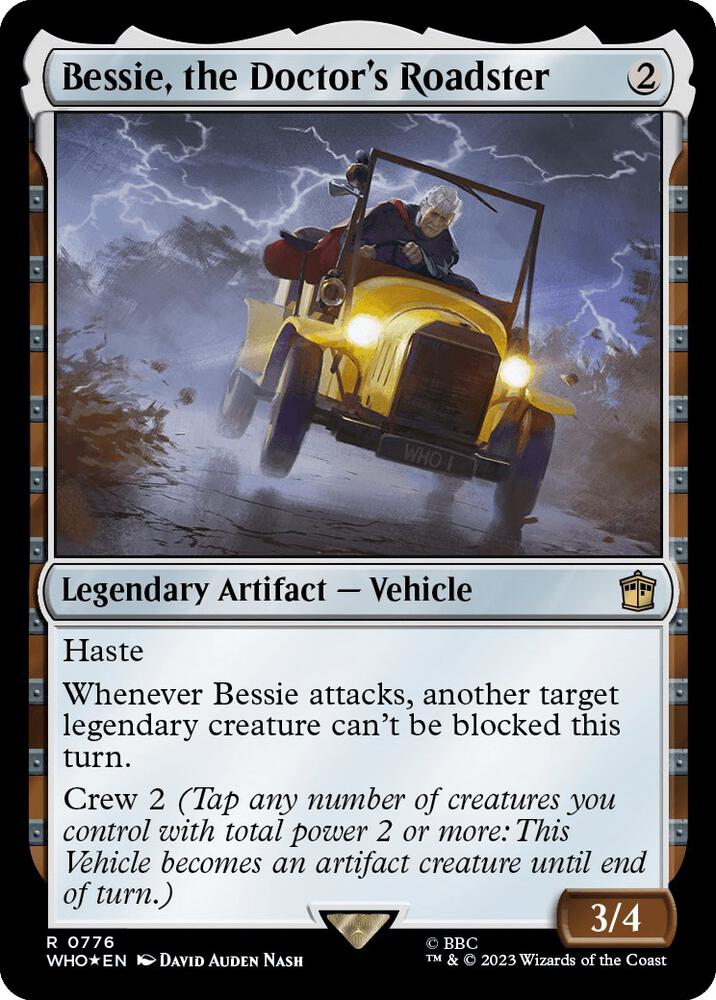 Bessie, the Doctor's Roadster (Surge Foil) (776) [Doctor Who]
