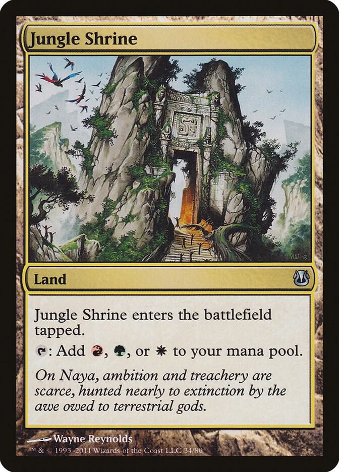 Jungle Shrine (34) [Duel Decks: Ajani vs. Nicol Bolas]