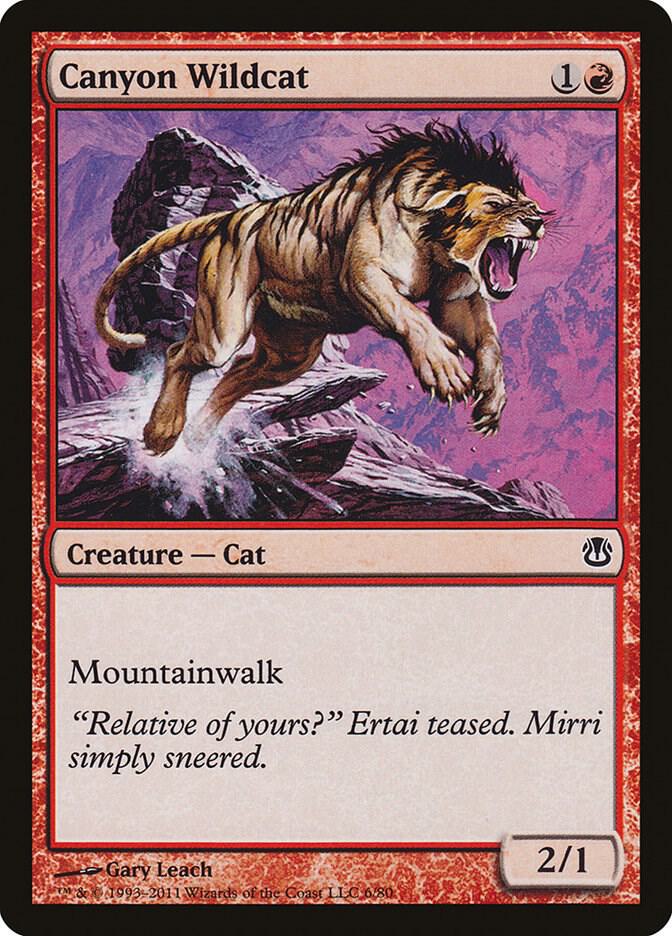 Canyon Wildcat (6) [Duel Decks: Ajani vs. Nicol Bolas]