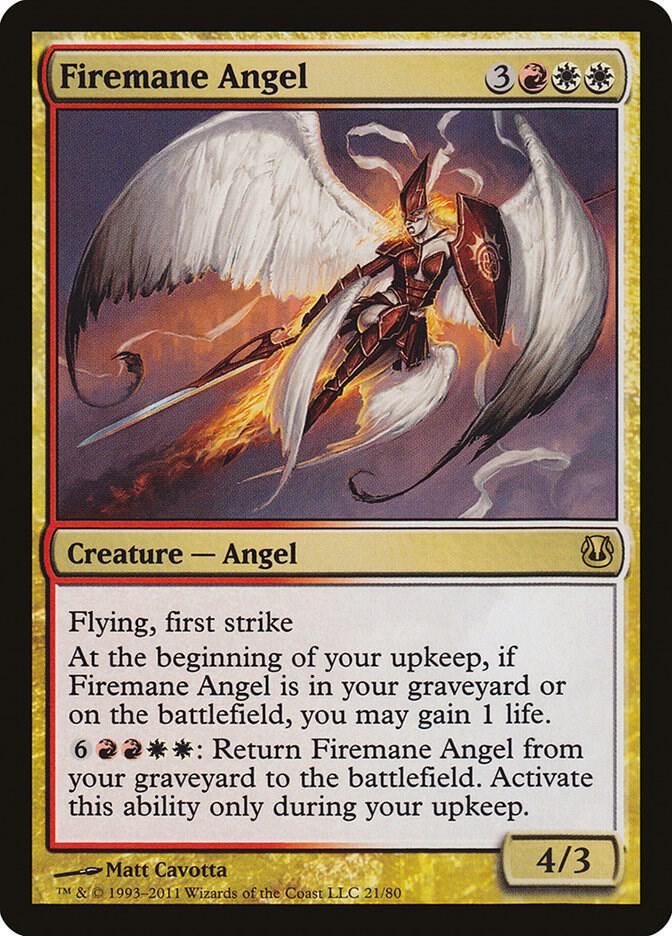 Firemane Angel (21) [Duel Decks: Ajani vs. Nicol Bolas]