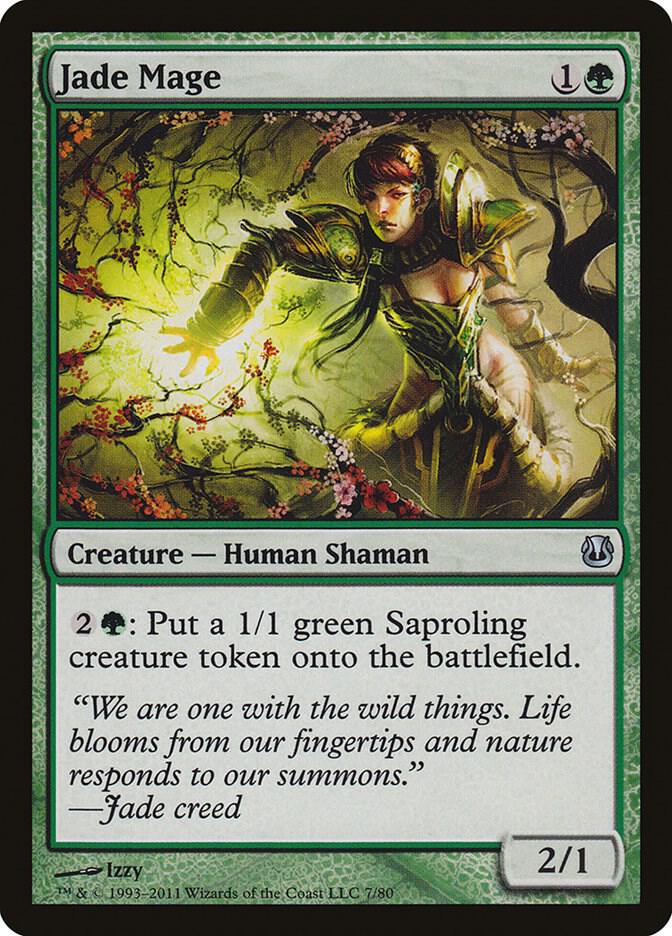 Jade Mage (7) [Duel Decks: Ajani vs. Nicol Bolas]