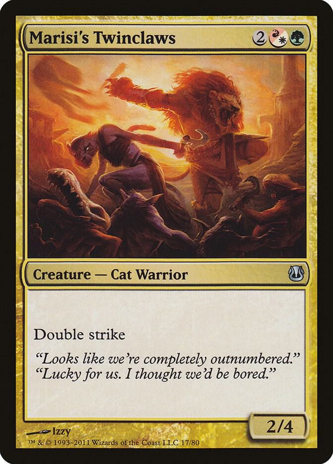 Marisi's Twinclaws (17) [Duel Decks: Ajani vs. Nicol Bolas]