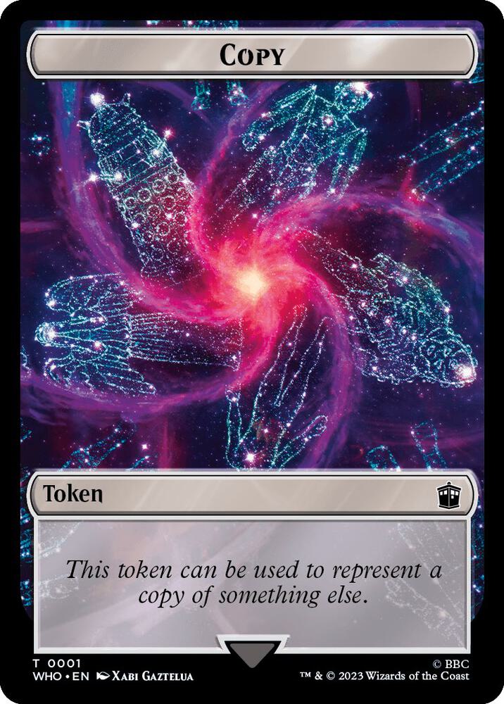 Copy // Alien Insect Double-Sided Token (1 // 19) [Doctor Who]