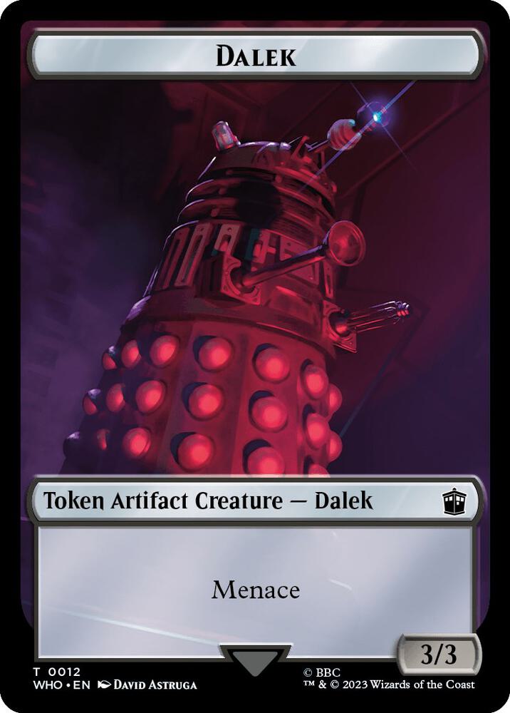 Dalek // Cyberman Double-Sided Token (12 // 24) [Doctor Who]