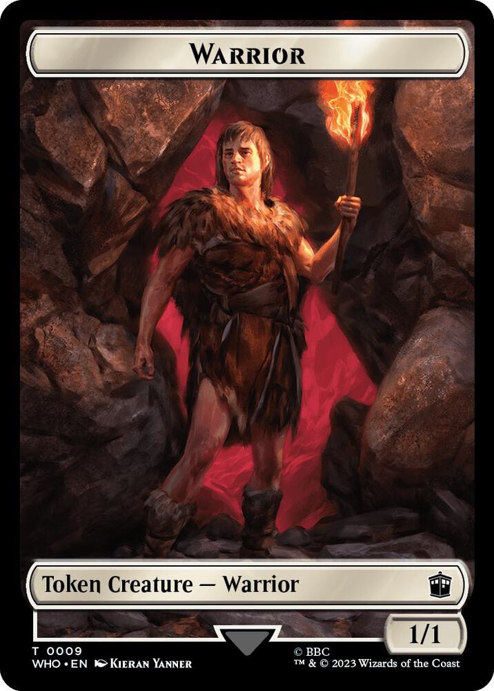 Warrior // Treasure (0029) Double-Sided Token (9 // 29) [Doctor Who]