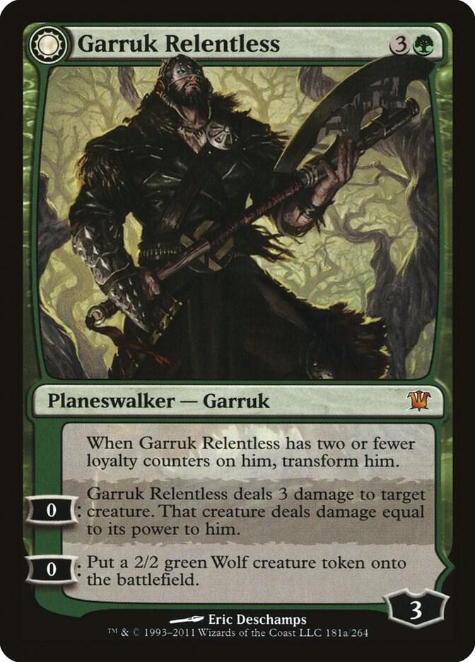 Garruk Relentless (181) [Innistrad]