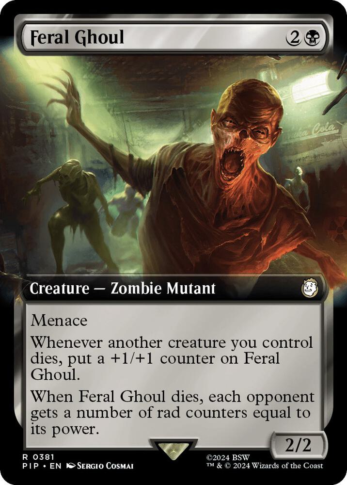 Feral Ghoul (Extended Art) (381) [Fallout] [Extended Art]