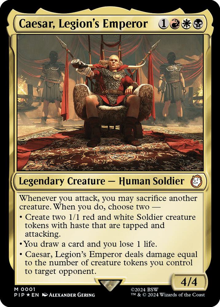 Caesar, Legion's Emperor (1) [Fallout]