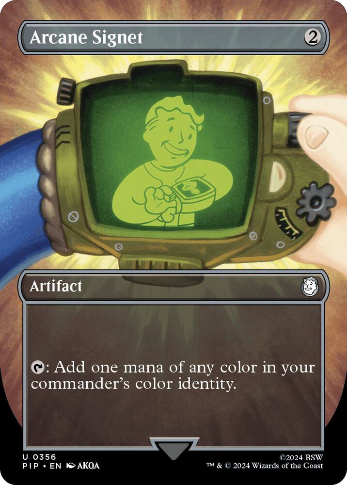 Arcane Signet (Borderless) (356) [Fallout] [Borderless]