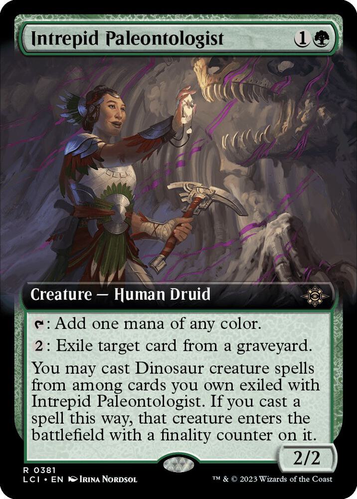 Intrepid Paleontologist (Extended Art) (381) [The Lost Caverns of Ixalan] [Extended Art]
