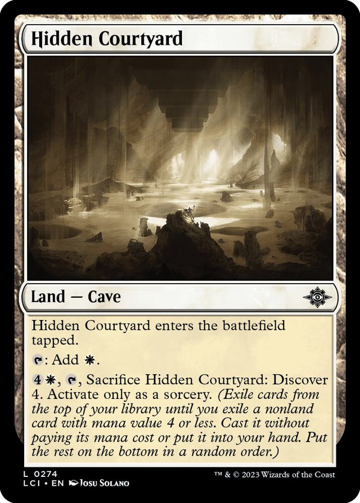 Hidden Courtyard (274) [The Lost Caverns of Ixalan]