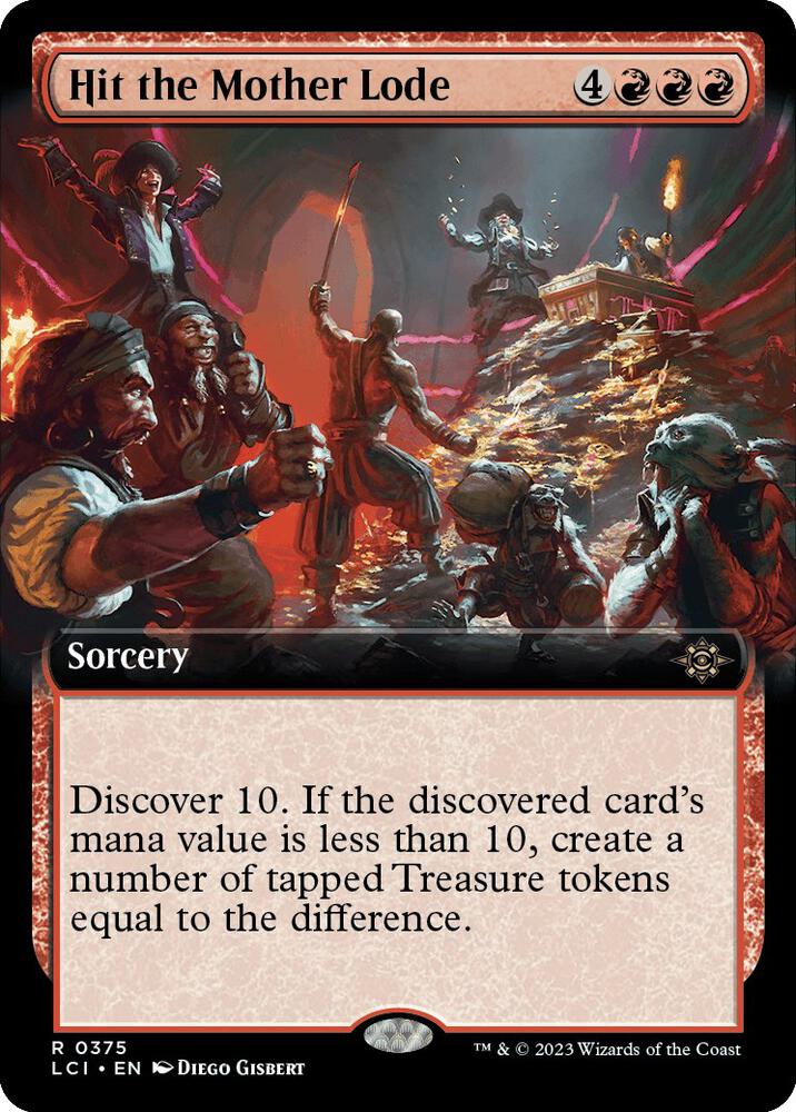 Hit the Mother Lode (Extended Art) (375) [The Lost Caverns of Ixalan] [Extended Art]