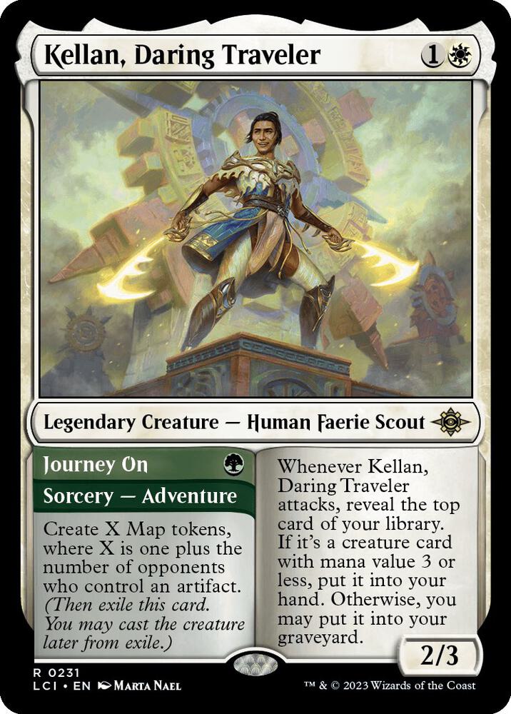 Kellan, Daring Traveler (231) [The Lost Caverns of Ixalan]