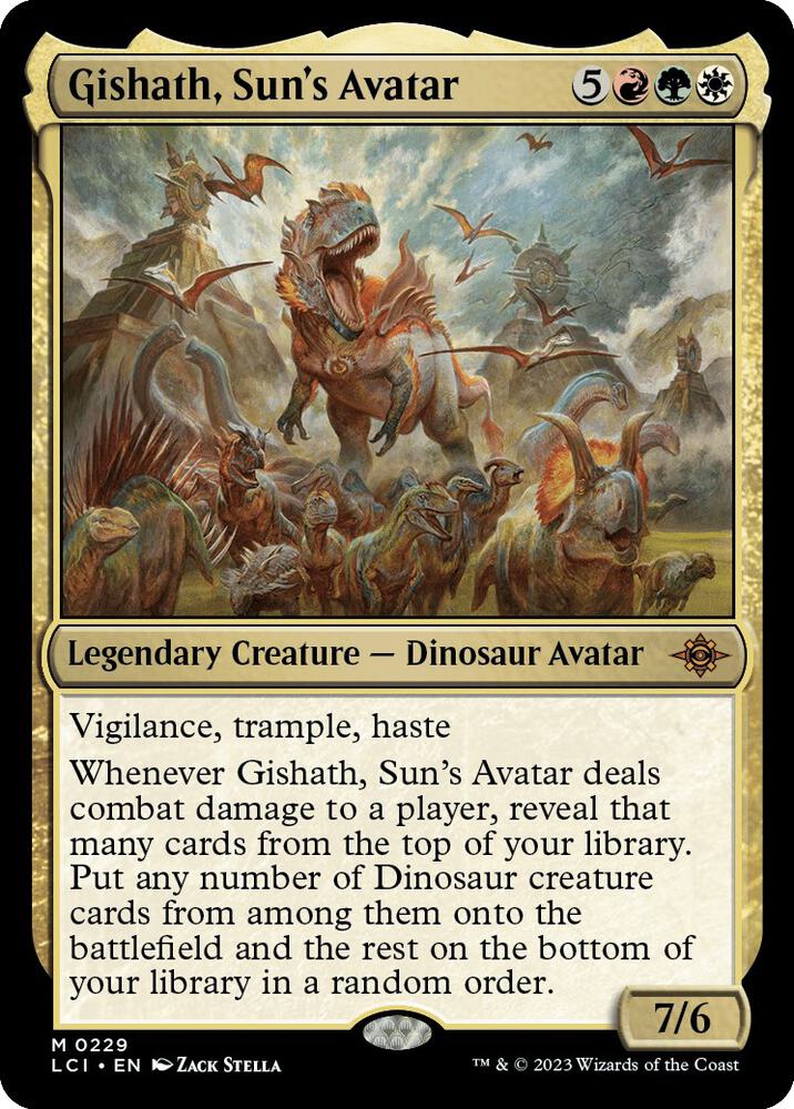 Gishath, Sun's Avatar (229) [The Lost Caverns of Ixalan]