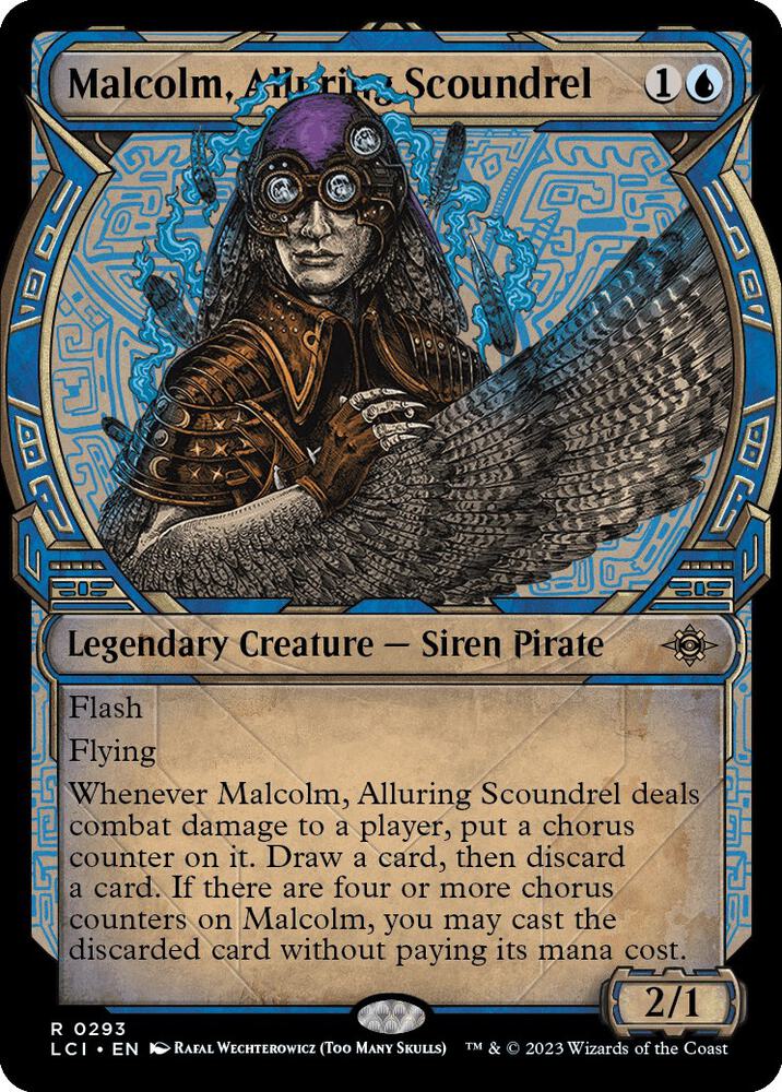 Malcolm, Alluring Scoundrel (Showcase) (293) [The Lost Caverns of Ixalan] [Showcase]