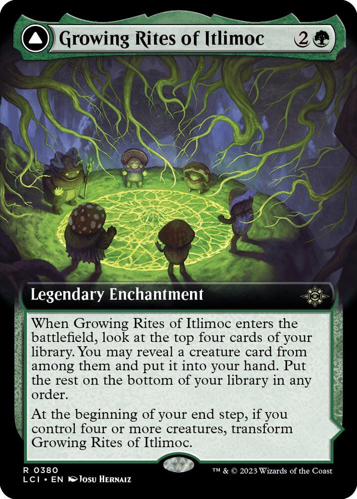 Growing Rites of Itlimoc (Extended Art) (380) [The Lost Caverns of Ixalan] [Extended Art]