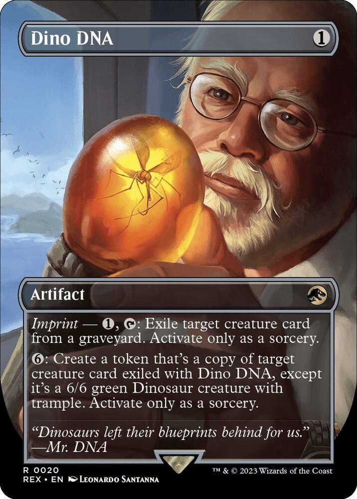 Dino DNA (Borderless) (20) [Jurassic World Collection] [Borderless]