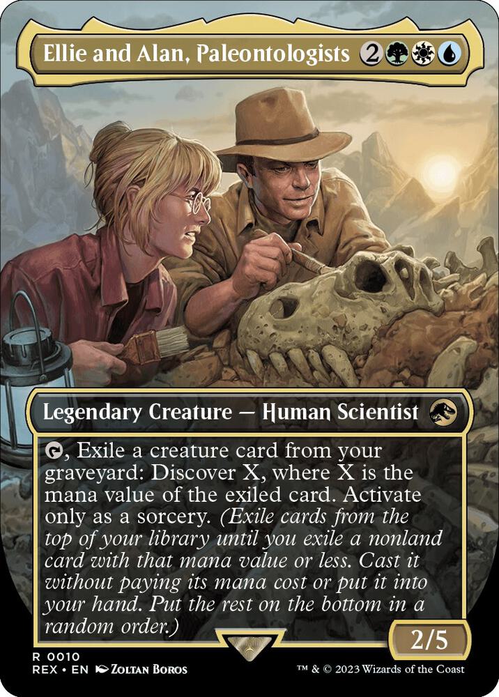 Ellie and Alan, Paleontologists (Borderless) (10) [Jurassic World Collection] [Borderless]