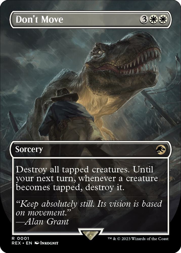 Don't Move (Borderless) (1) [Jurassic World Collection] [Borderless]