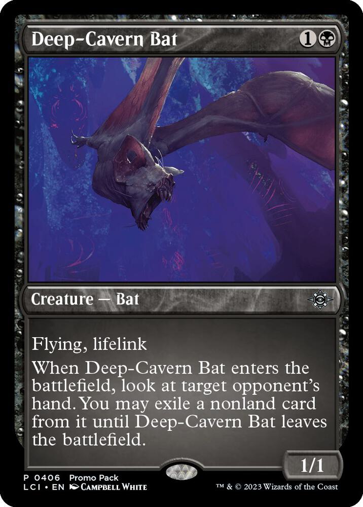 Deep-Cavern Bat (406) [The Lost Caverns of Ixalan Promos]