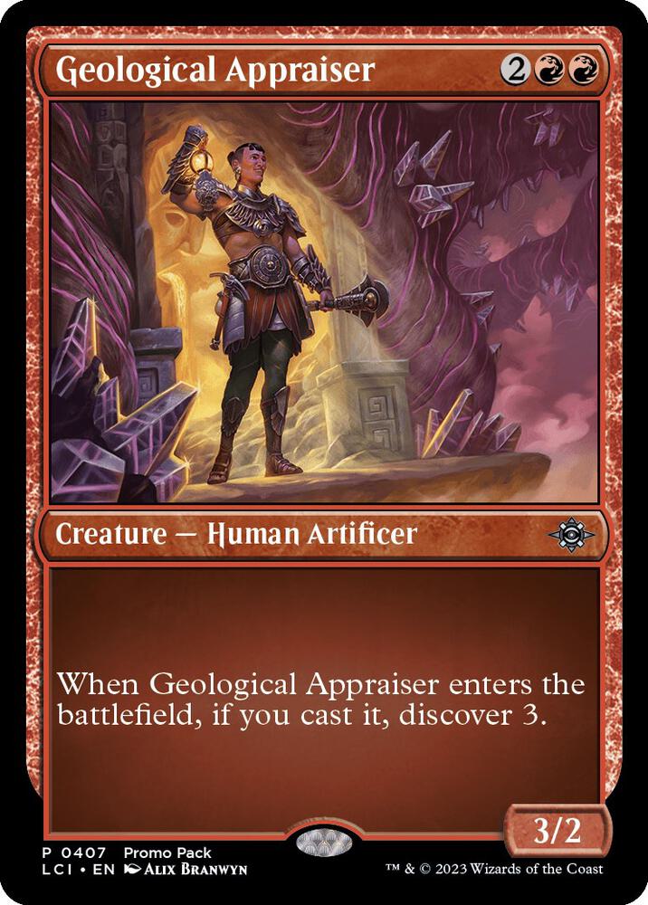 Geological Appraiser (407) [The Lost Caverns of Ixalan Promos]