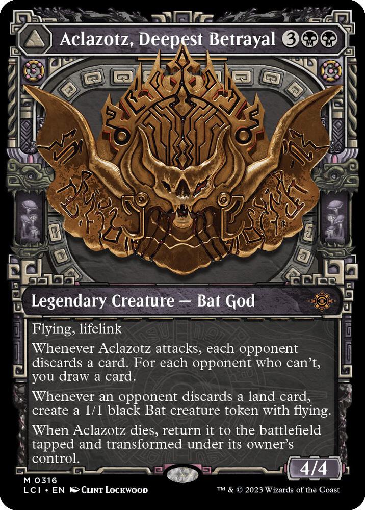 Aclazotz, Deepest Betrayal (Showcase) (316) [The Lost Caverns of Ixalan] [Showcase]