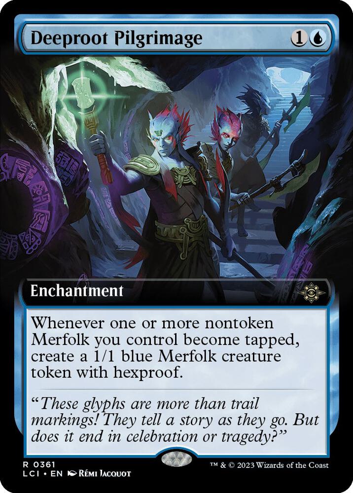 Deeproot Pilgrimage (Extended Art) (361) [The Lost Caverns of Ixalan] [Extended Art]