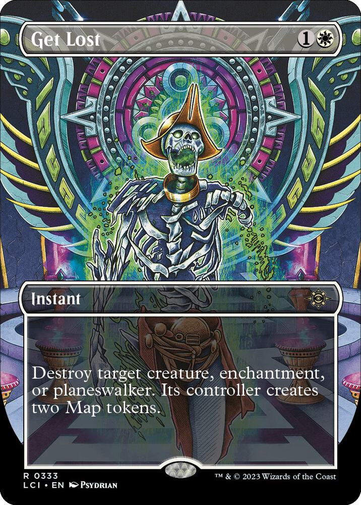 Get Lost (Borderless) (333) [The Lost Caverns of Ixalan] [Borderless]