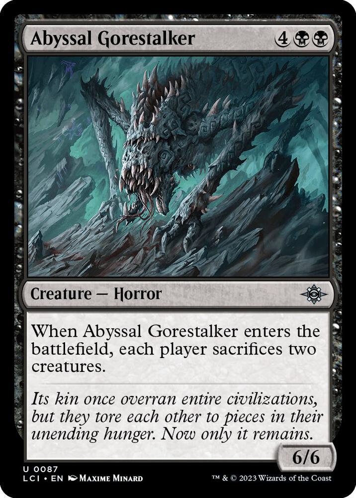 Abyssal Gorestalker (87) [The Lost Caverns of Ixalan]