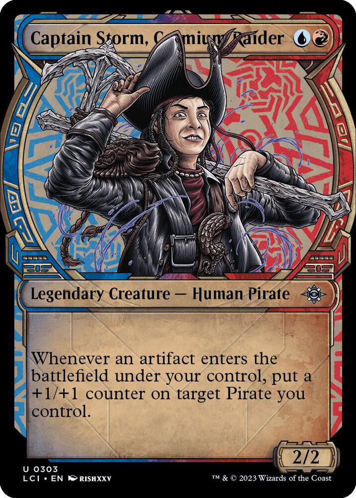 Captain Storm, Cosmium Raider (Showcase) (303) [The Lost Caverns of Ixalan] [Showcase]