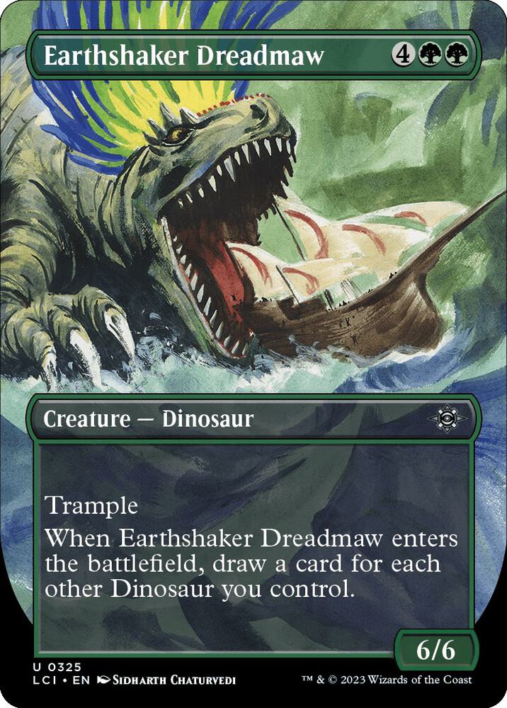 Earthshaker Dreadmaw (Borderless) (325) [The Lost Caverns of Ixalan] [Borderless]