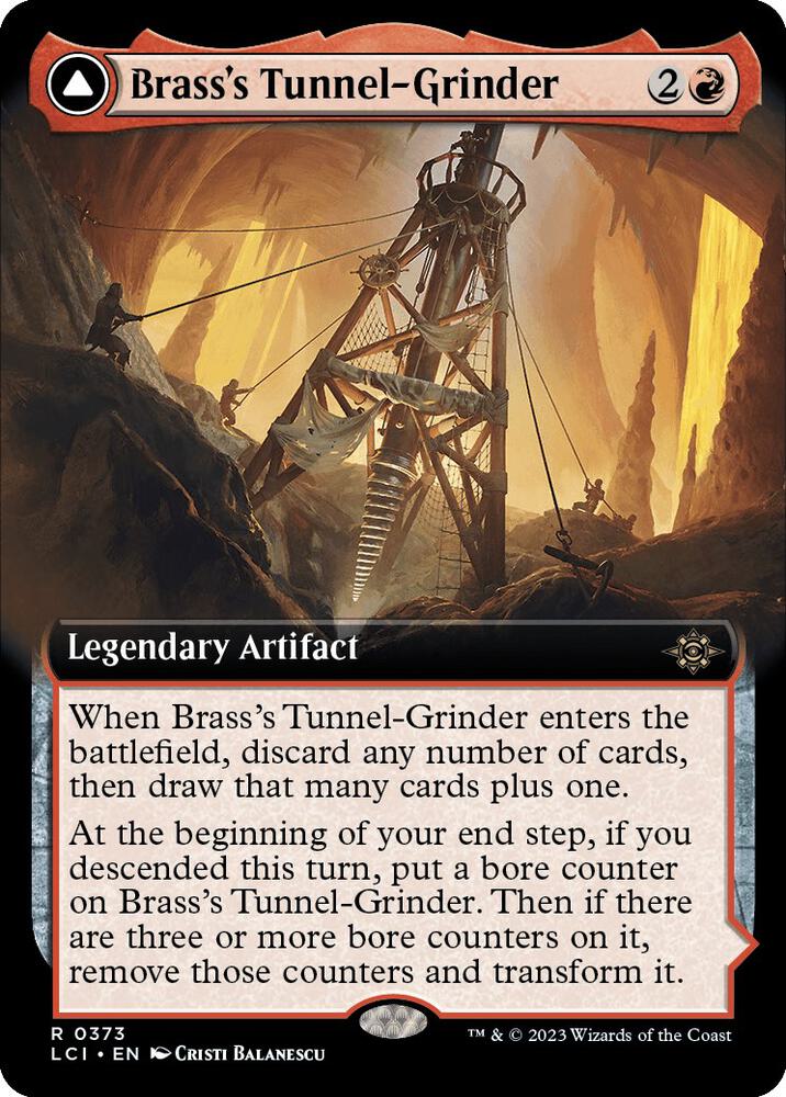 Brass's Tunnel-Grinder (Extended Art) (373) [The Lost Caverns of Ixalan] [Extended Art]