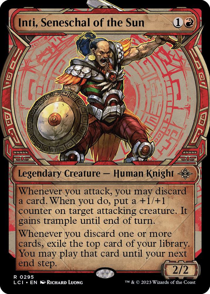 Inti, Seneschal of the Sun (Showcase) (295) [The Lost Caverns of Ixalan] [Showcase]