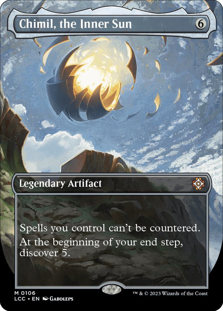 Chimil, the Inner Sun (Borderless) (106) [The Lost Caverns of Ixalan Commander] [Borderless]