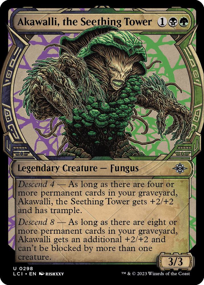 Akawalli, the Seething Tower (Showcase) (298) [The Lost Caverns of Ixalan] [Showcase]