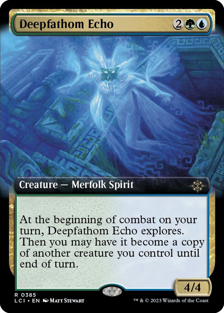 Deepfathom Echo (Extended Art) (385) [The Lost Caverns of Ixalan] [Extended Art]