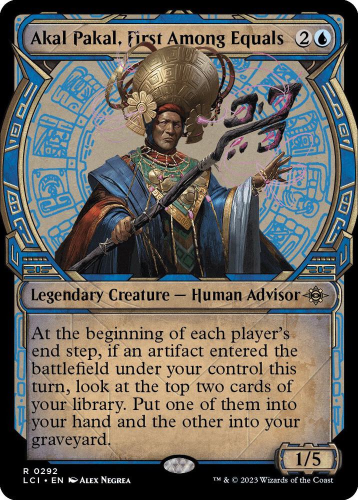 Akal Pakal, First Among Equals (Showcase) (292) [The Lost Caverns of Ixalan] [Showcase]