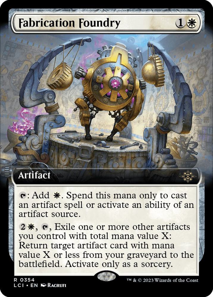 Fabrication Foundry (Extended Art) (354) [The Lost Caverns of Ixalan] [Extended Art]