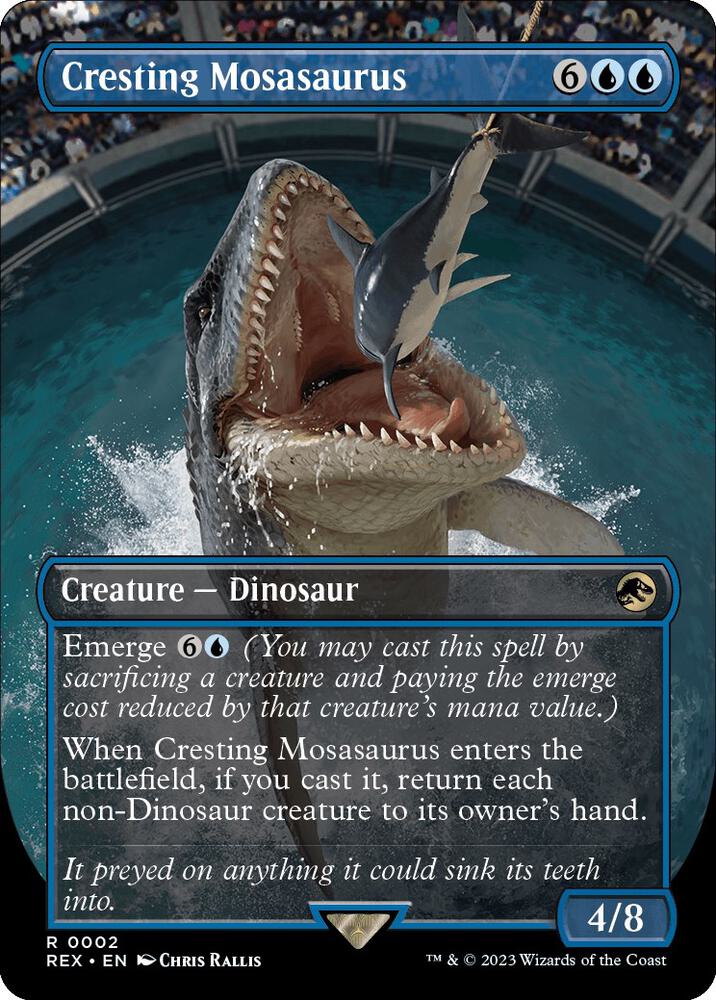 Cresting Mosasaurus (Borderless) (2) [Jurassic World Collection] [Borderless]
