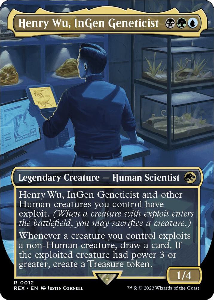 Henry Wu, InGen Geneticist (Borderless) (12) [Jurassic World Collection] [Borderless]