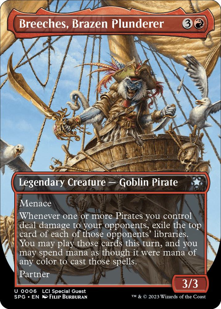 Breeches, Brazen Plunderer (Borderless) (6) [Special Guests] [Borderless]