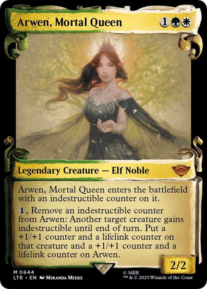 Arwen, Mortal Queen (Showcase Scrolls) (644) [The Lord of the Rings: Tales of Middle-earth] [Showcase]