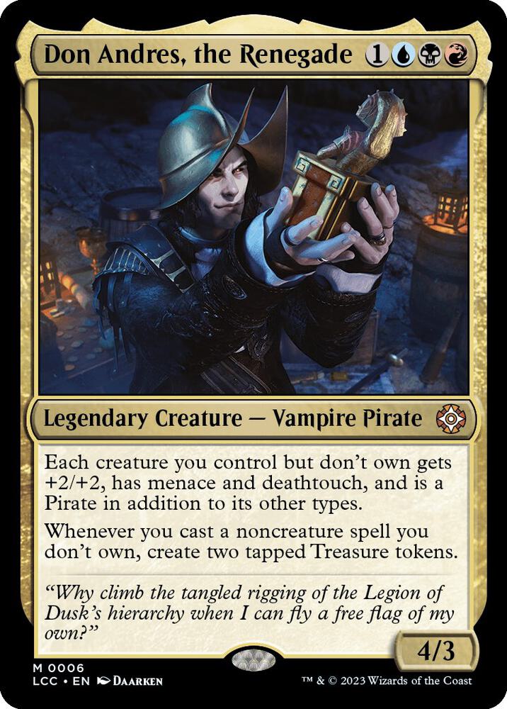 Don Andres, the Renegade (6) [The Lost Caverns of Ixalan Commander]