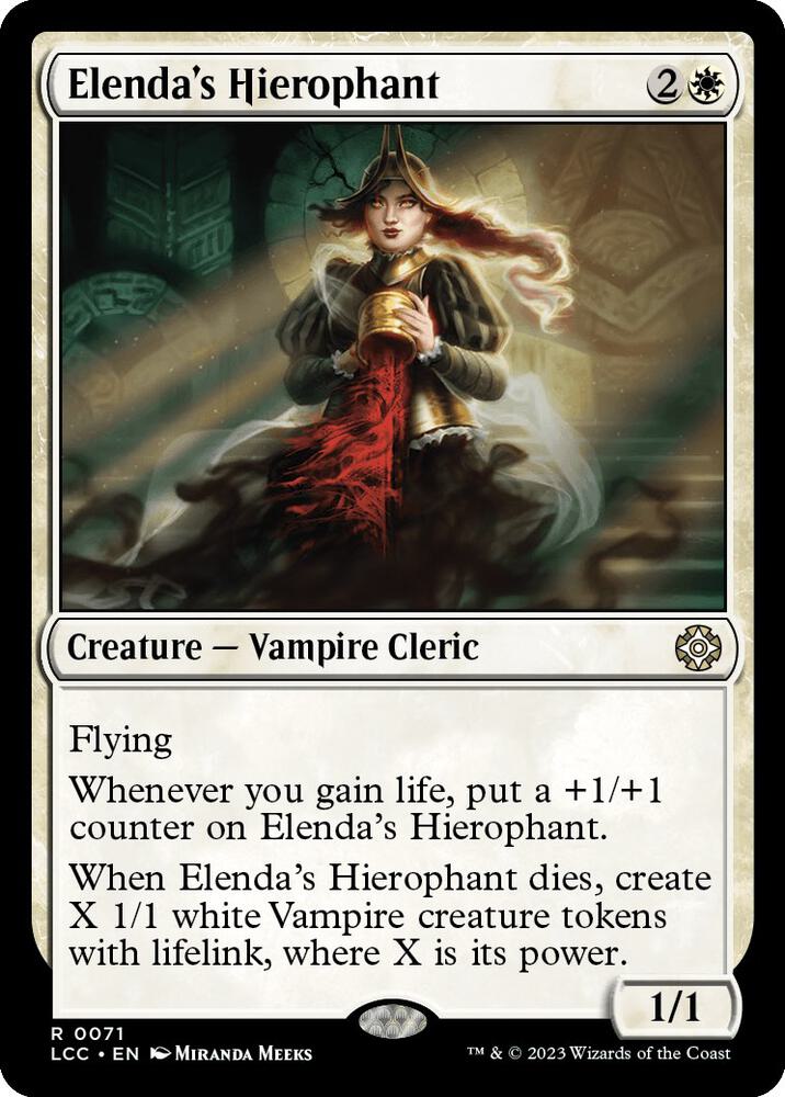 Elenda's Hierophant (71) [The Lost Caverns of Ixalan Commander]