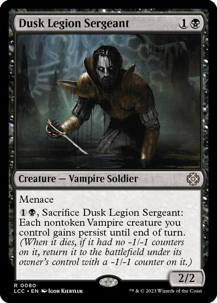 Dusk Legion Sergeant (80) [The Lost Caverns of Ixalan Commander]