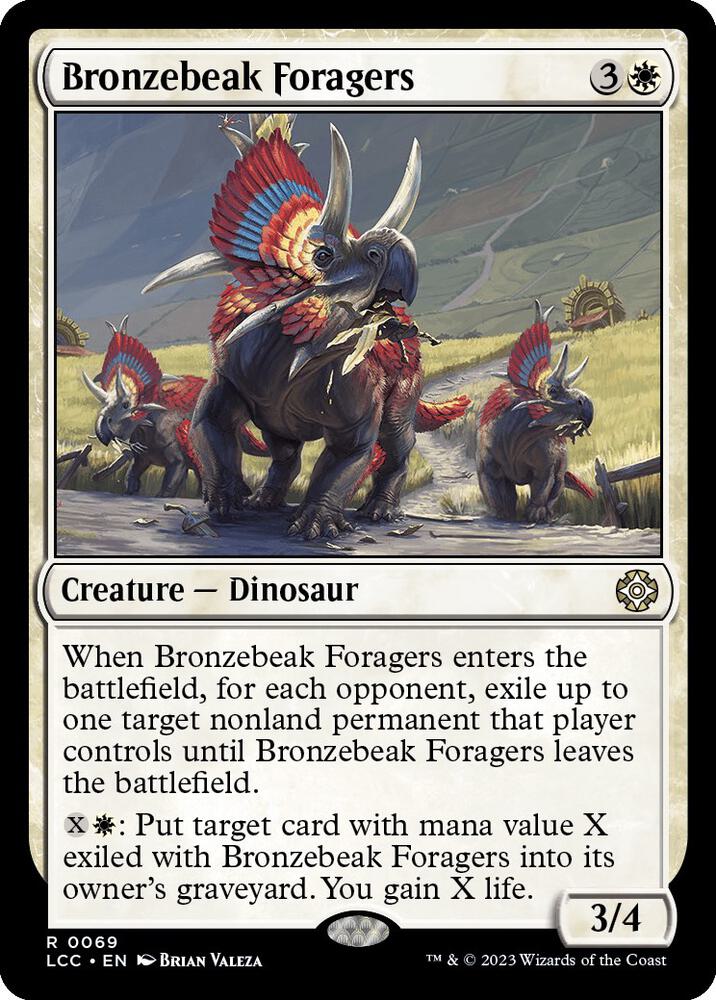 Bronzebeak Foragers (69) [The Lost Caverns of Ixalan Commander]