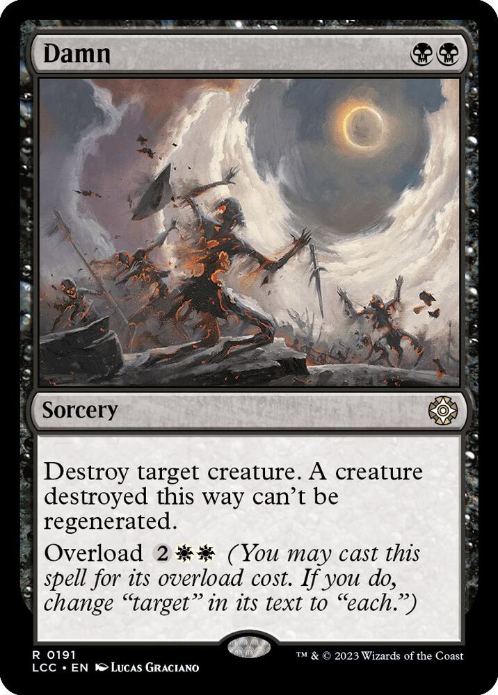 Damn (191) [The Lost Caverns of Ixalan Commander]
