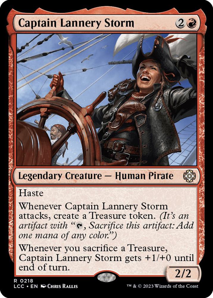 Captain Lannery Storm (218) [The Lost Caverns of Ixalan Commander]