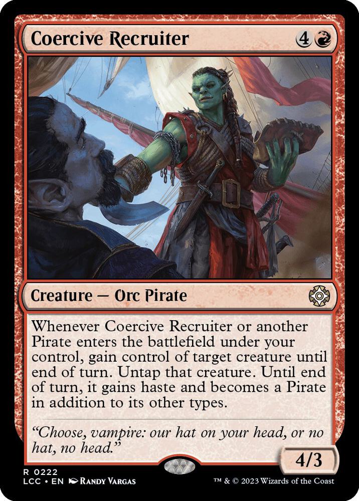 Coercive Recruiter (222) [The Lost Caverns of Ixalan Commander]